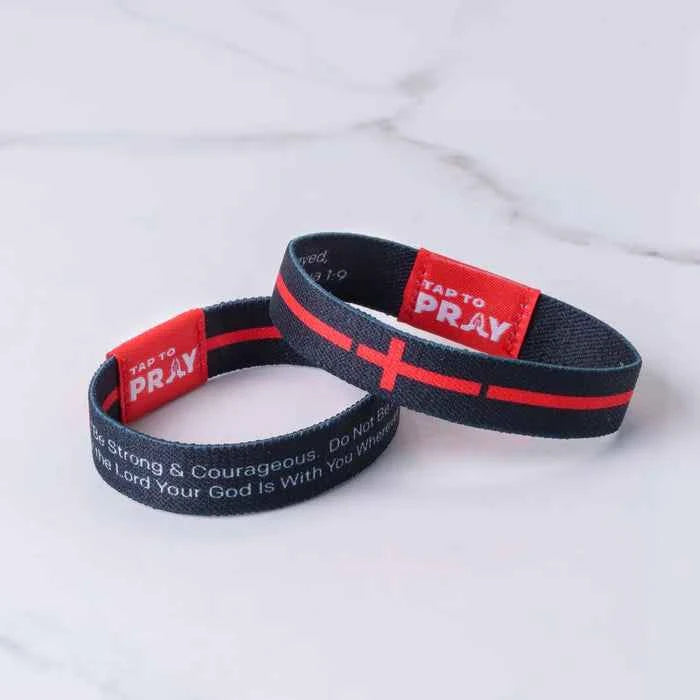 Tap To Pray First Responders Red Wristbands