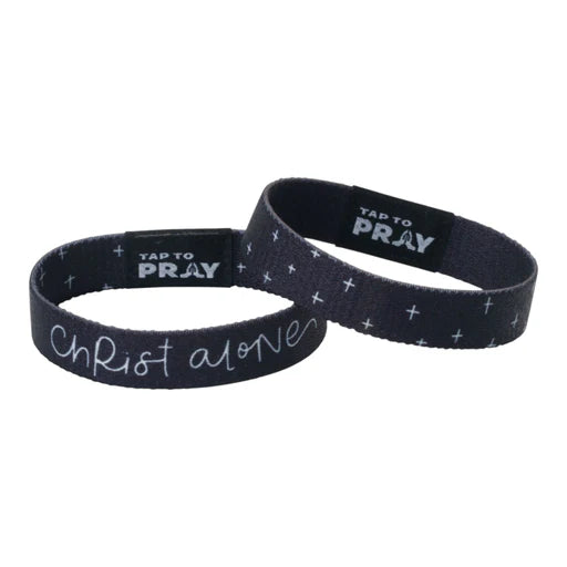 Tap To Pray Christ Alone Wristband