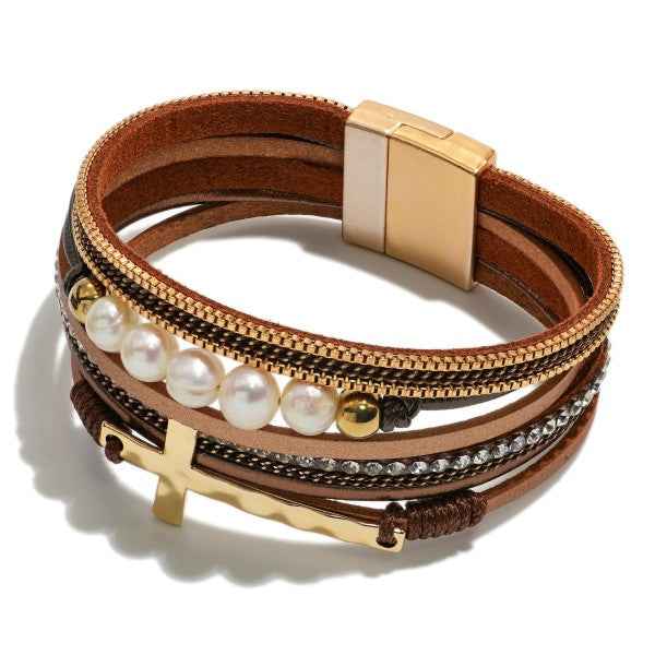 Multi Strand Magnectic Bracelet 434249 - Havens Marketplace
