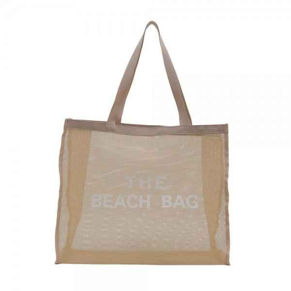Mesh "THE BEACH BAG" Tote Bag