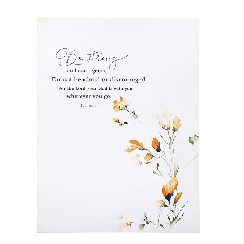 Bloom 7.25" Block Sign