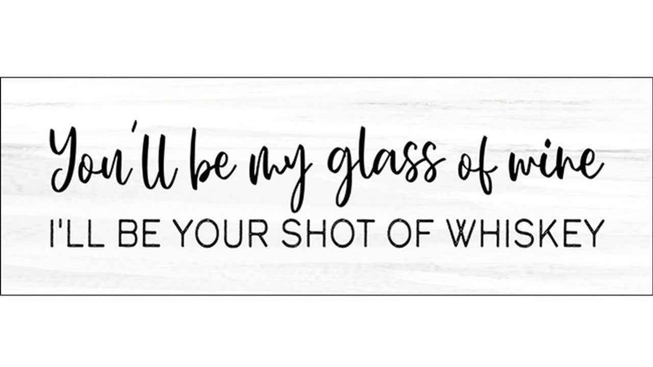 JM Glass of Wine Sign - Havens Marketplace