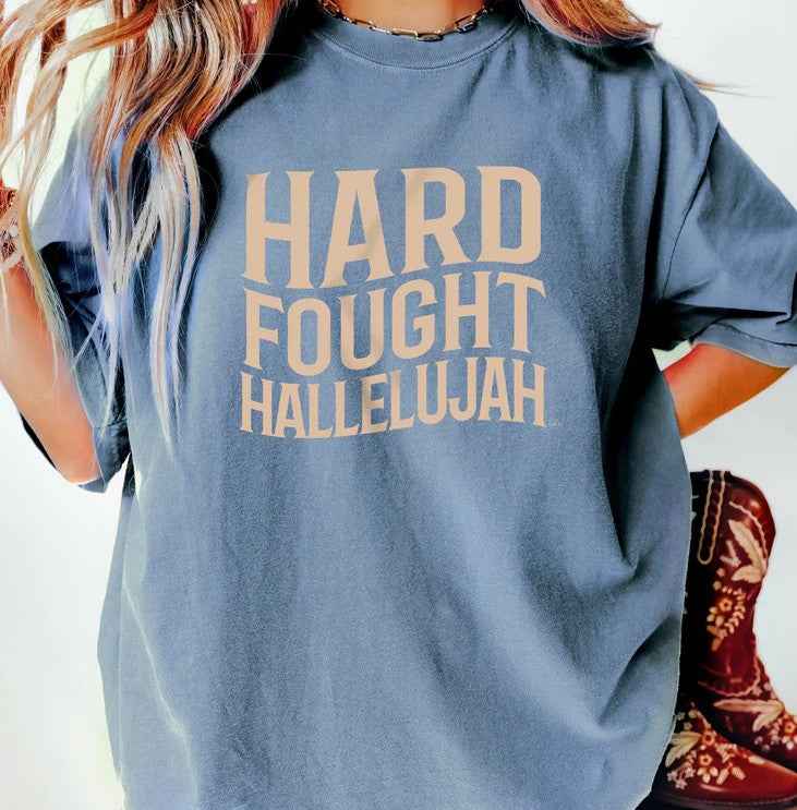 Hard Fought Hallelujah S/S Tee - Havens Marketplace