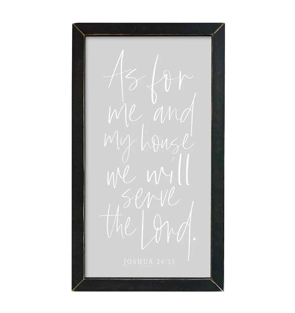 JM Serve the Lord Sign