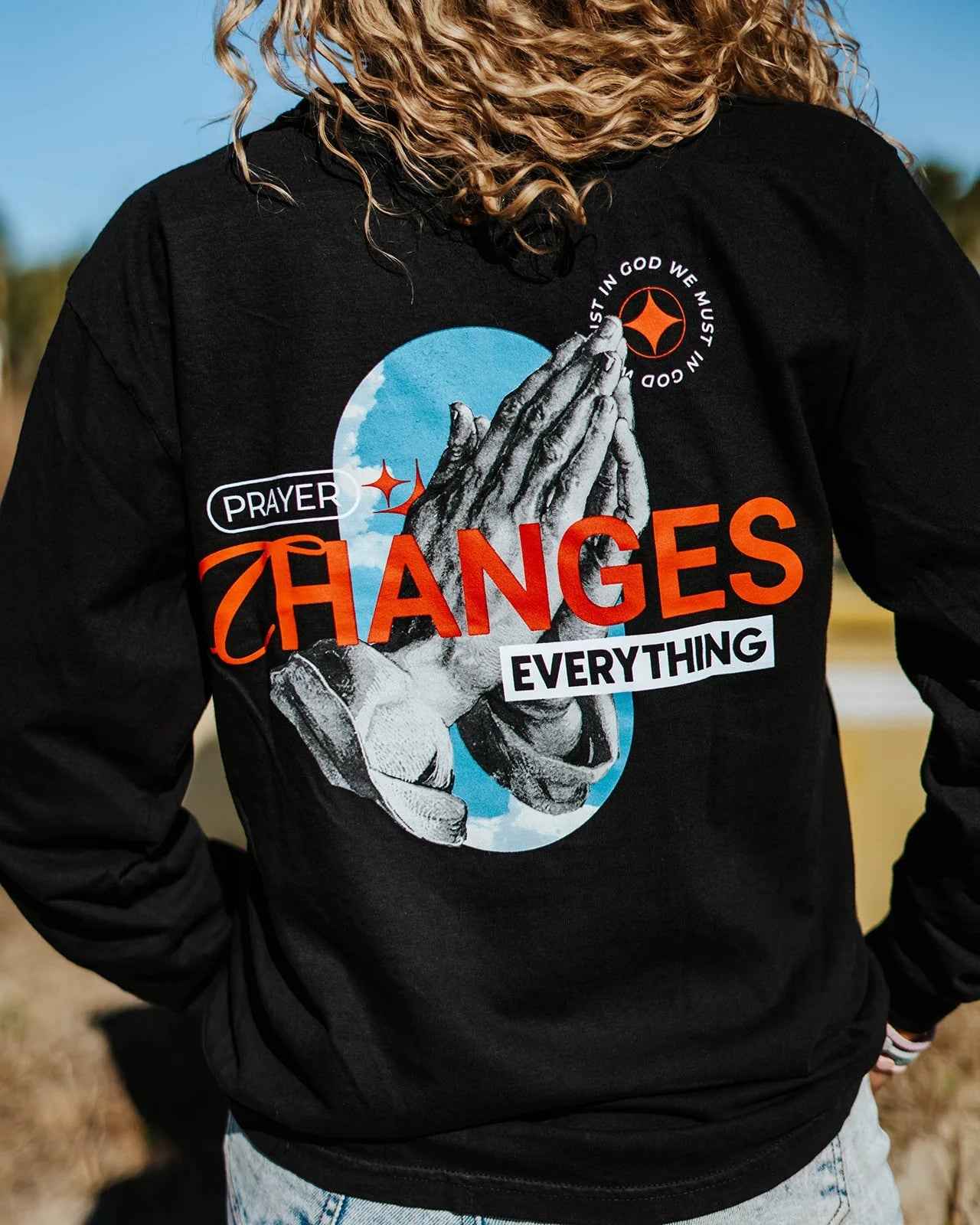 Prayer Changes Everything Premium Long Sleeve - Havens Marketplace