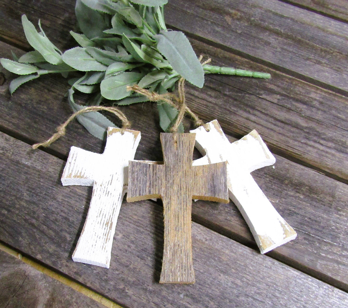 Rustic Cross Ornament