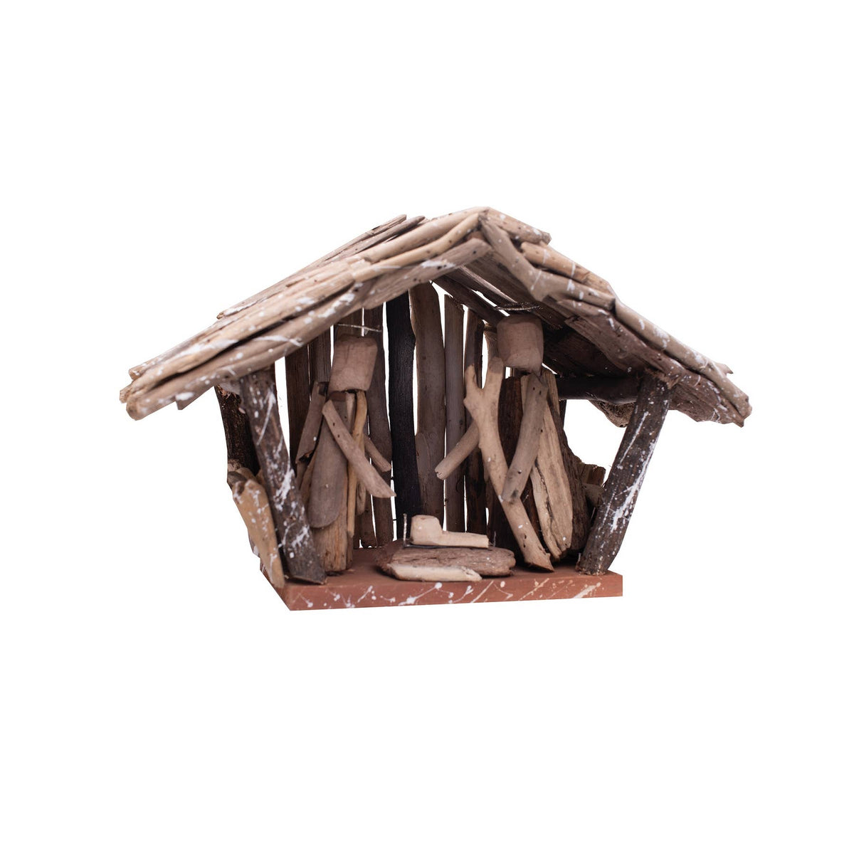 Christmas Driftwood Nativity Scene Decor