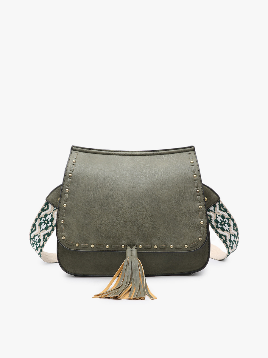 Bailey Crossbody Bag – Print Contrast Strap | M1970