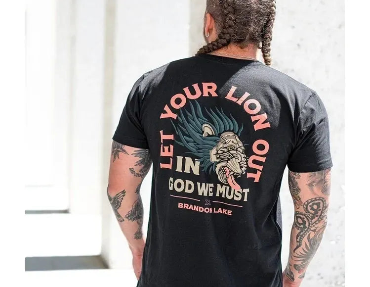 In God We Must Brandon Lake "Let Your Lion Out" Tee