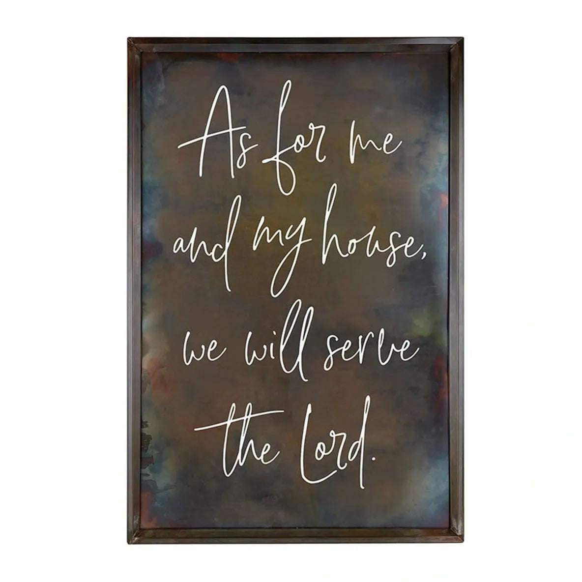 As For Me And My House Sign