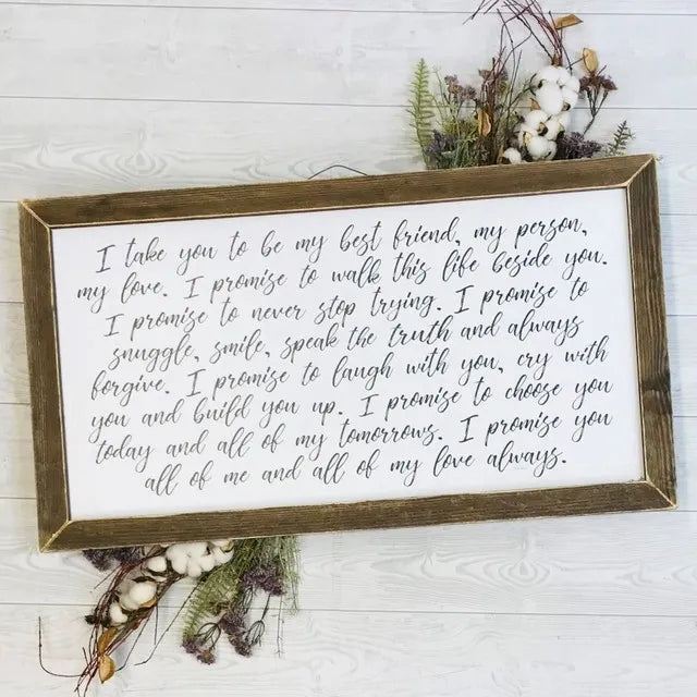 My Vow Sign