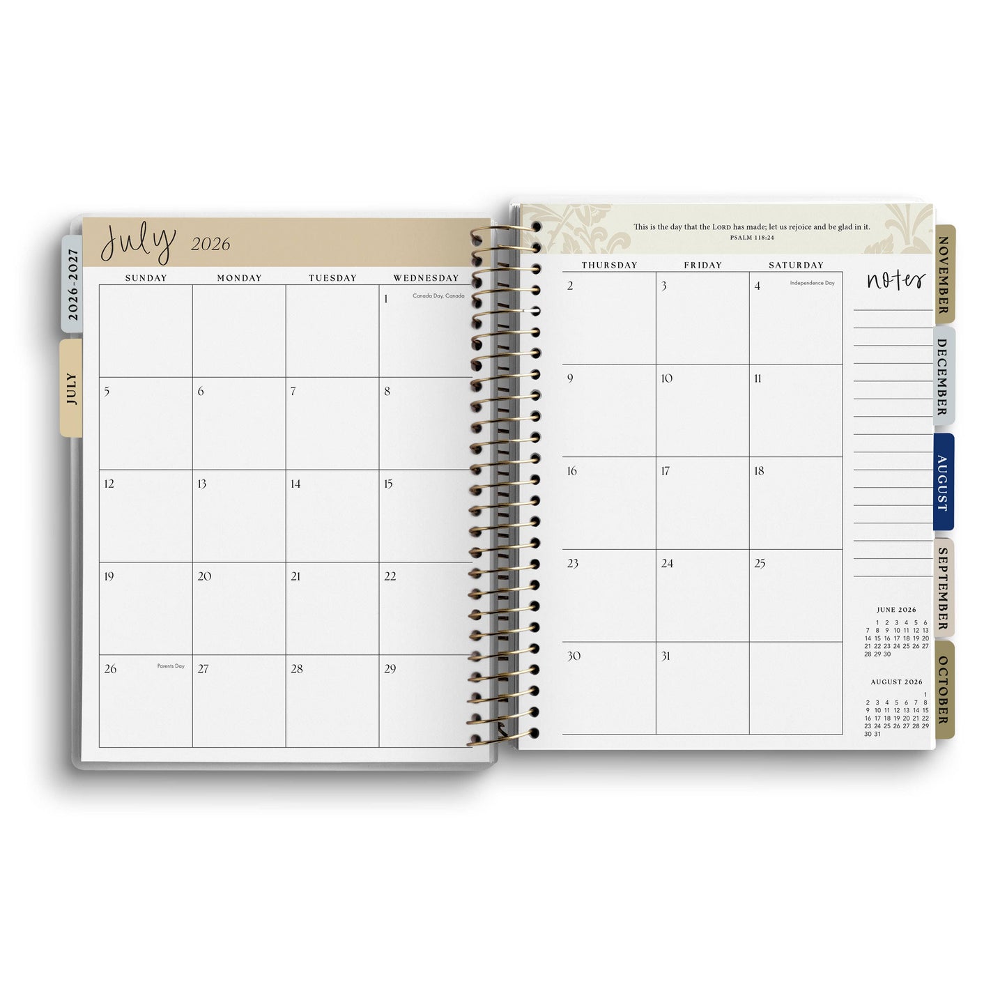 Walking with Jesus 2026-2027 18 Month Planner