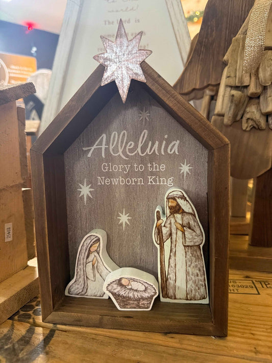 Mini Nativity Alleluia - Havens Marketplace