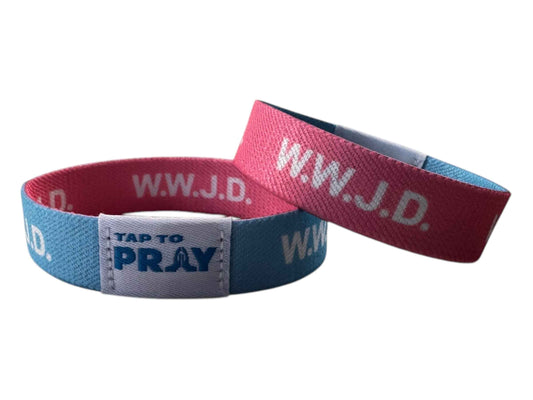 Blue & PInk WWJD - Small