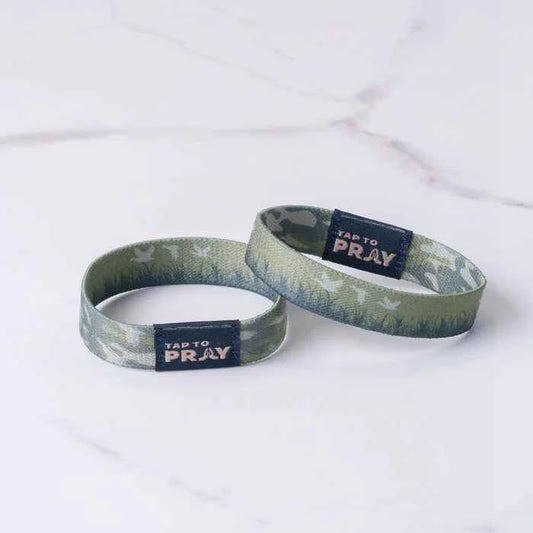 Tap To Pray Waterfowl Camo Wristbands