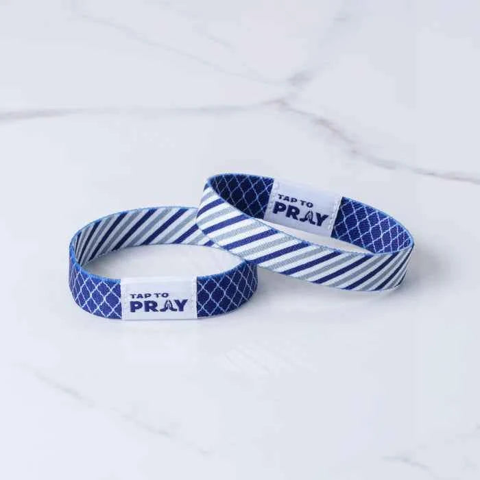 Tap To Pray Graphite & Ink Wristbands