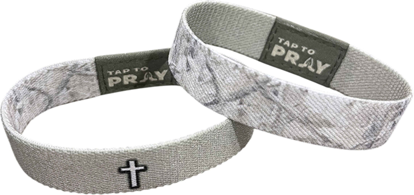 Tap To Pray -  Forest Camo Drift Wristband