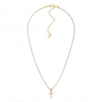 Chain Link Rhinestone Necklace - Havens Marketplace