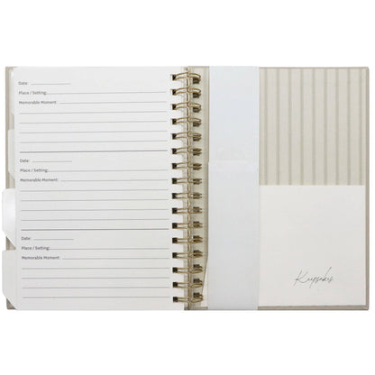 Newlywed One Line A Day Prompted Journal - Wedding