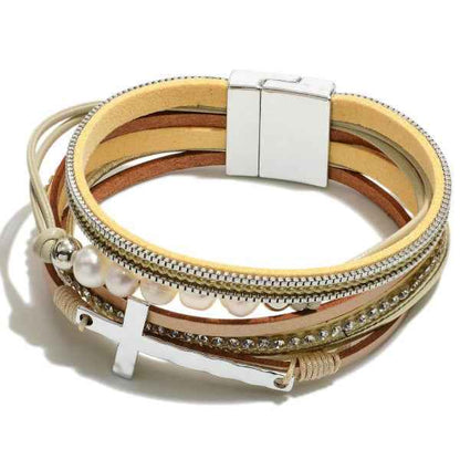 Multi Strand Magnectic Bracelet 434249 - Havens Marketplace