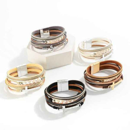 Multi Strand Magnectic Bracelet 434249 - Havens Marketplace