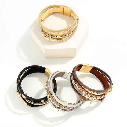 Layered Magnetic Bracelet 438947 - Havens Marketplace