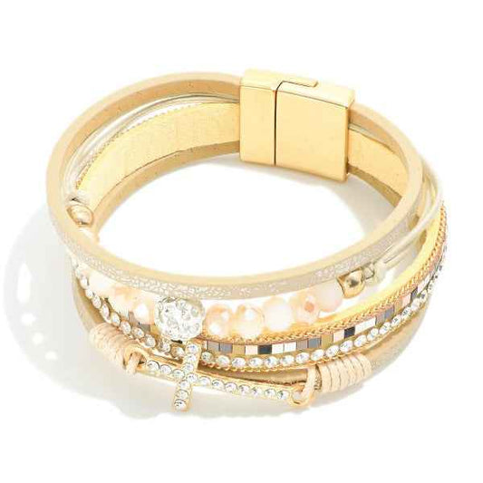 Layered Magnetic Bracelet 438947 - Havens Marketplace
