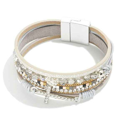 Layered Magnetic Bracelet 438947 - Havens Marketplace