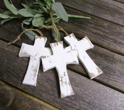 Rustic Cross Ornament