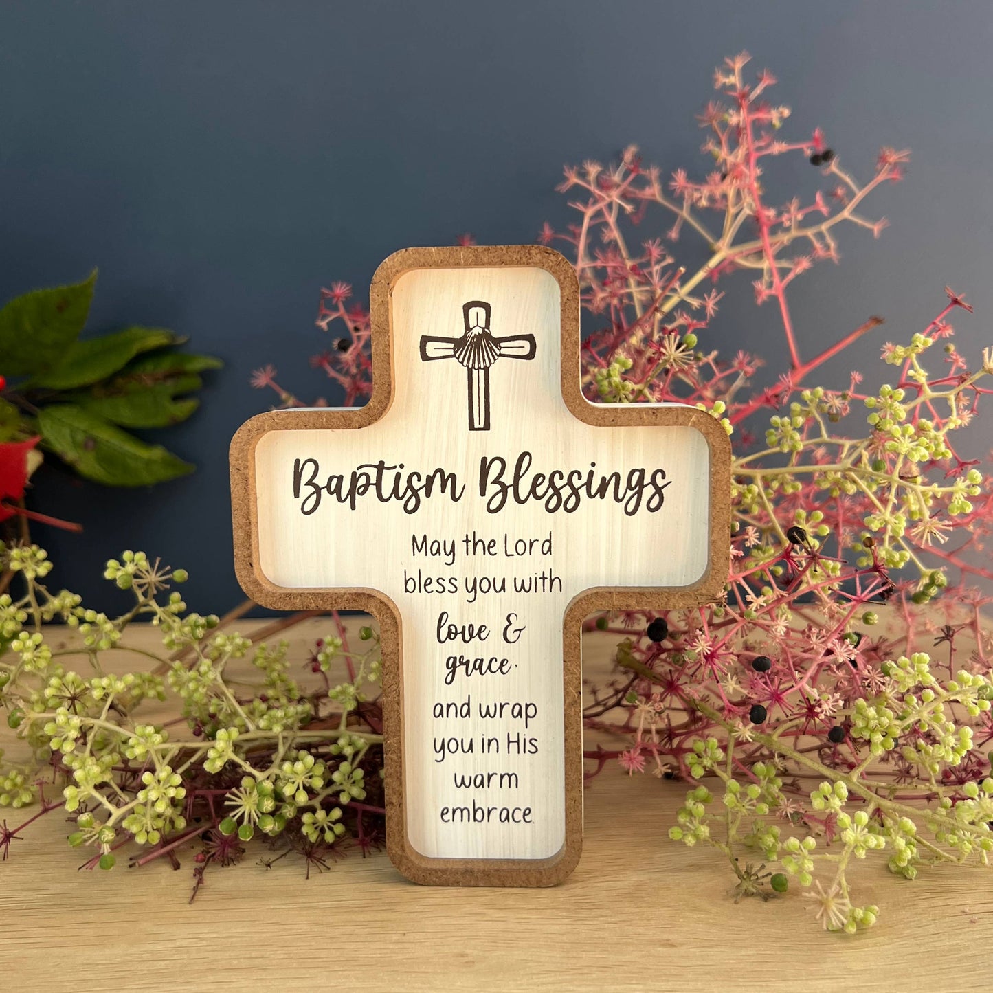 Baptism Blessings Standing Cross