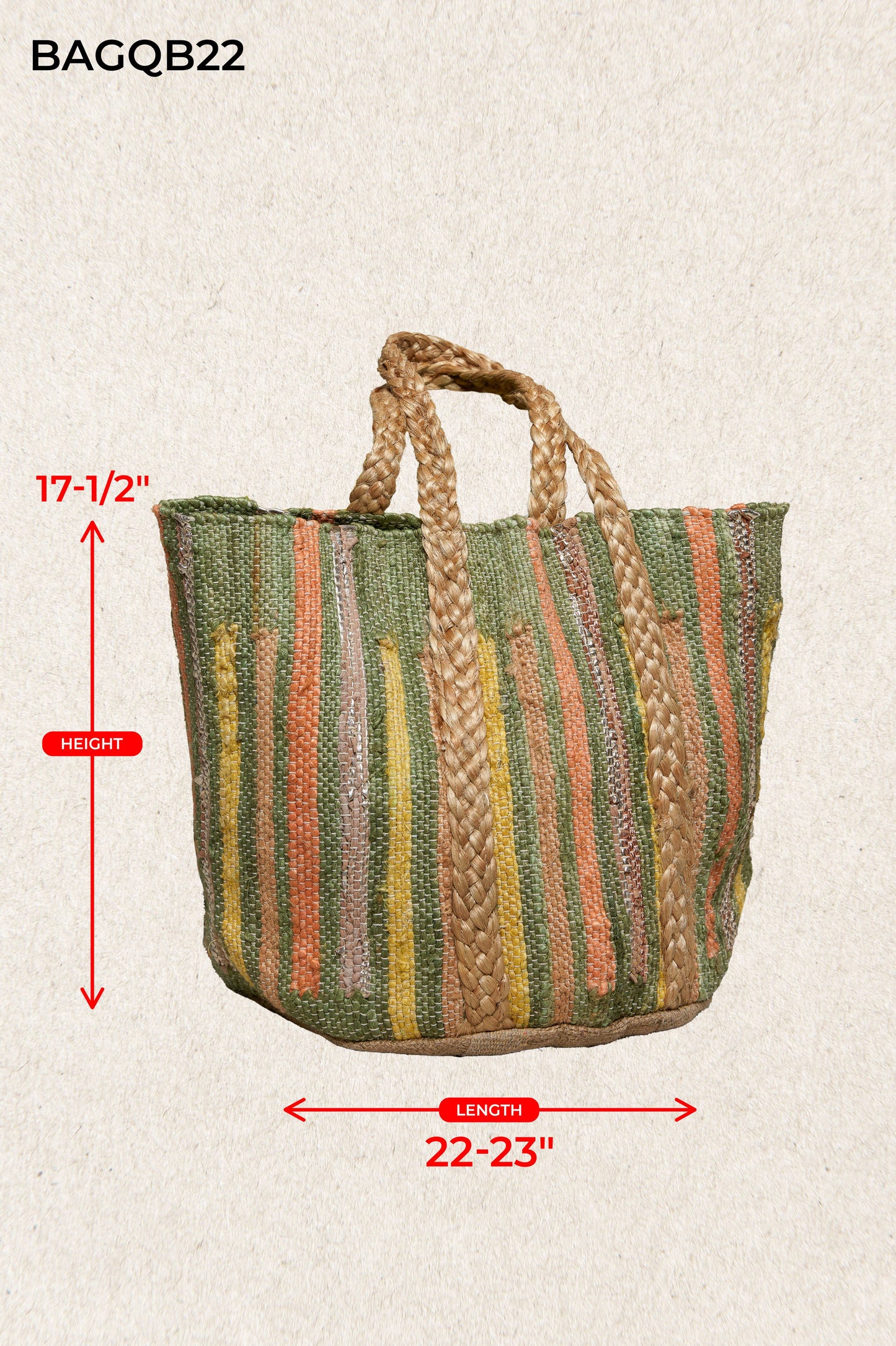 Citrus Grove Woven Tote Bag