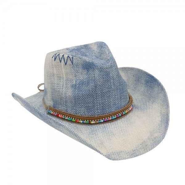 7203012 Rustic Straw Cowboy Hat