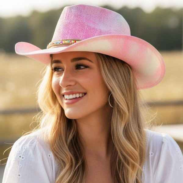 7203012 Rustic Straw Cowboy Hat