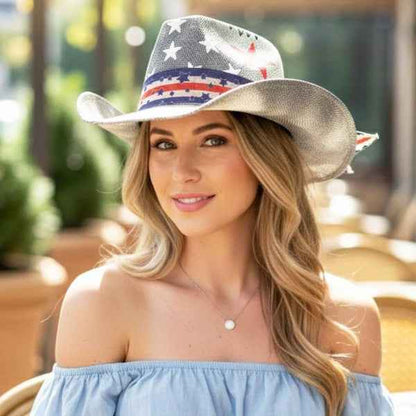 7203018 America Stars & Strips Cowboy Hat