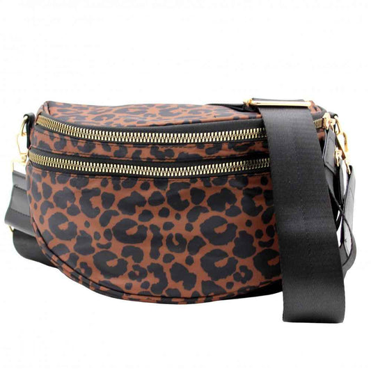 Do Everything In Love Nylon Animal Print Cross Body Bag