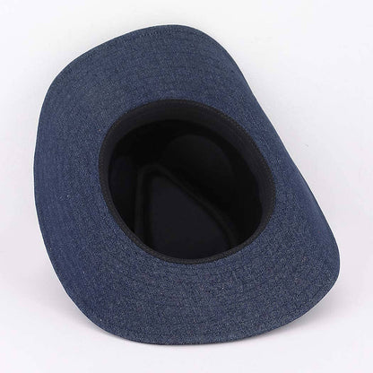Studded Denim Cowboy Hat