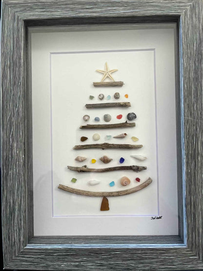 JW Frames Sea Glass Art - Havens Marketplace