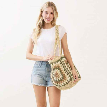786379 Granny Square Tote Bag