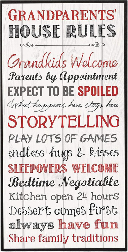 Grandparents House Rules Signs