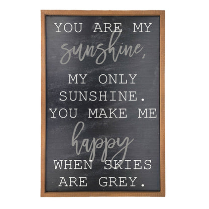 You Are My Sunshine Rustic Sign - Home Decor - Wall Art