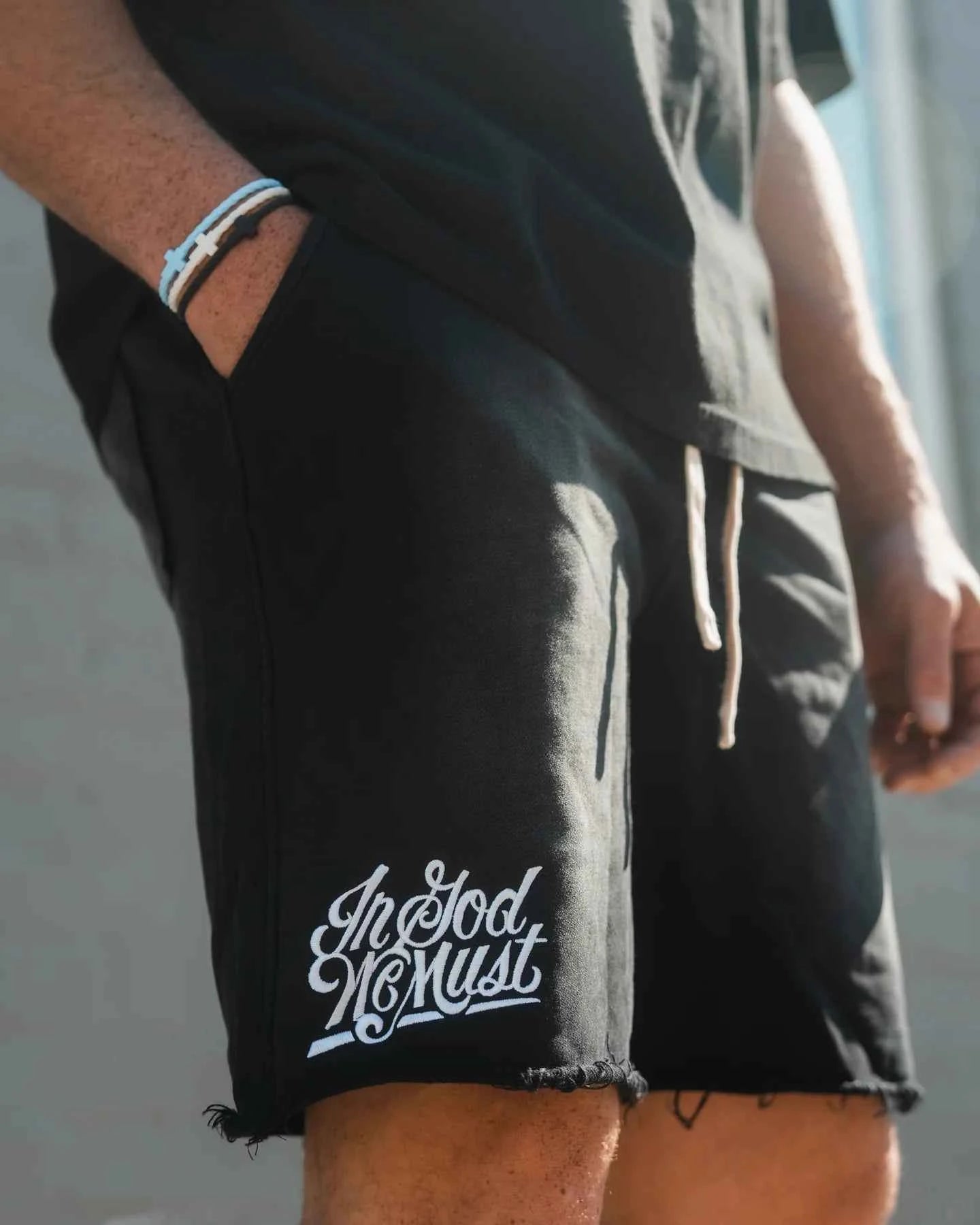 IGWM Vintage Washed Shorts - Black