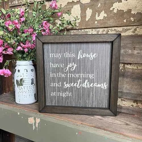 JM May This House Box Frame