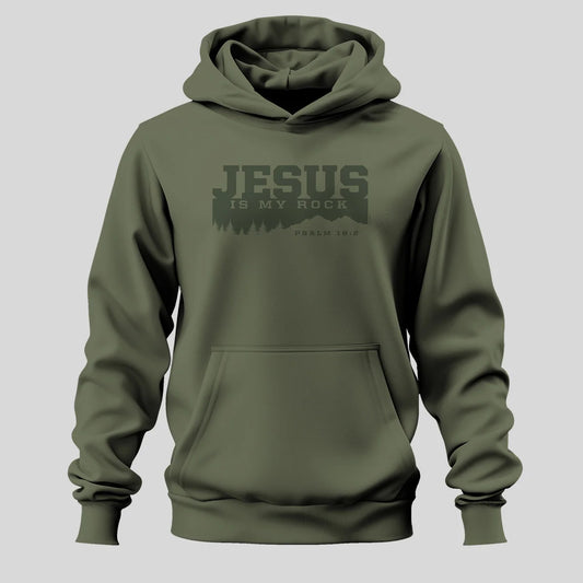 Jesus is My Rock Hoodie