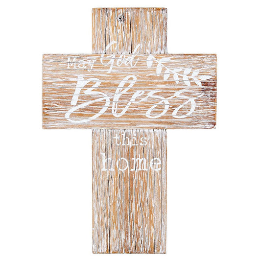 May God Bless This Home Cross