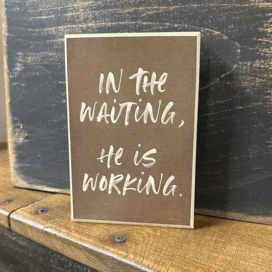 JM He Is Working Block
