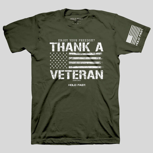 Hold Fast Thank A Veteran Tee