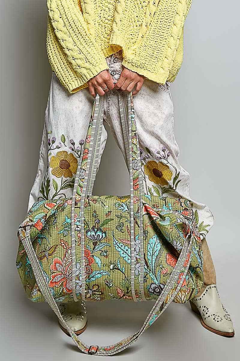 Front Pocket Quilted Adjustable Strap Bag
