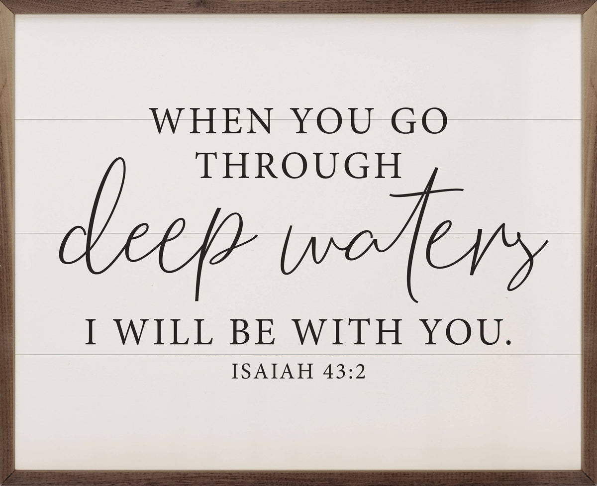 Deep Waters Isaiah 43 2