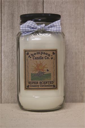Large Thompson Candle Co Mason Jar Candle