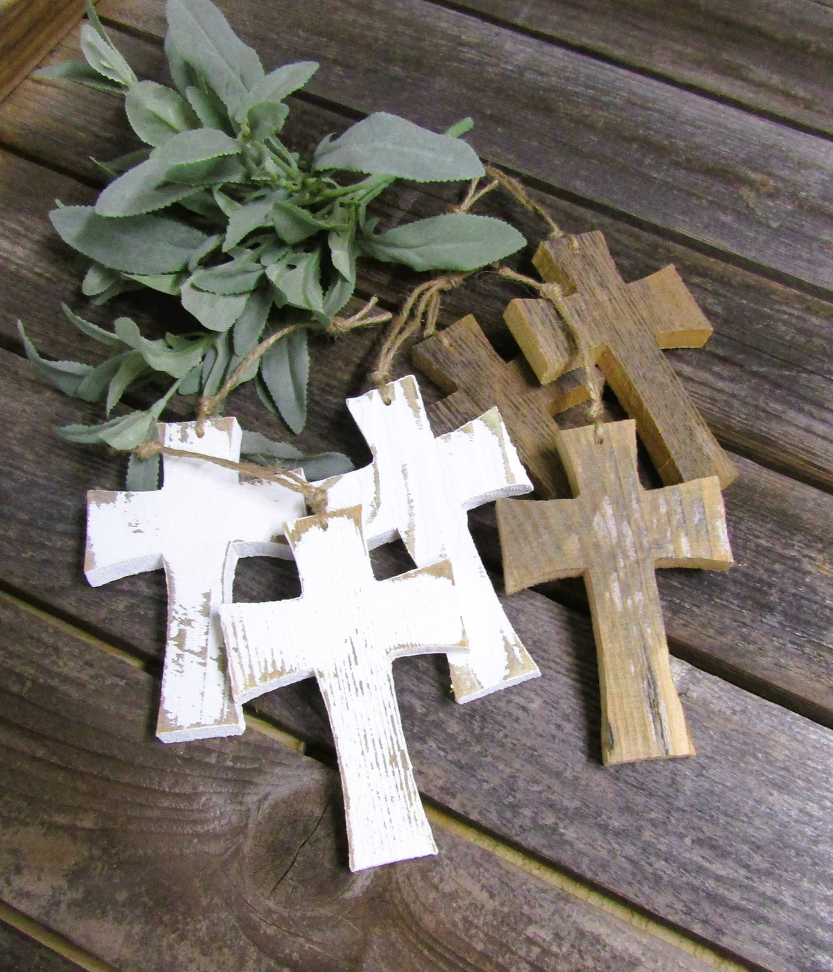 Rustic Cross Ornament